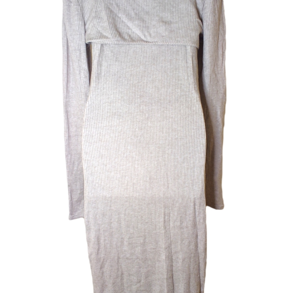 Wild Fable Women's Size Medium Long Sleeve Bodycon Sweater Dress Shrug Set